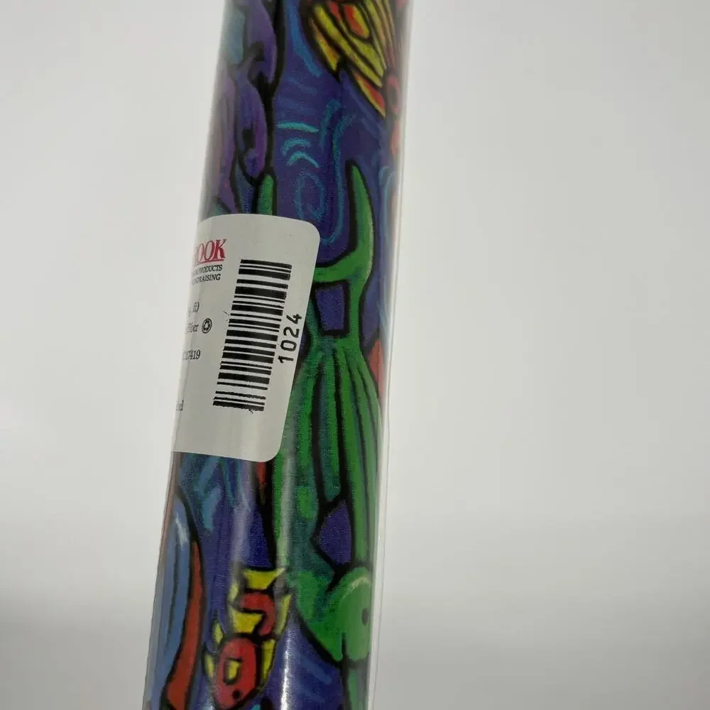 Vintage 90s Innisbrook Wraps Coolfish Fish Pattern 20x2 40 sq ft FACTORY SEALED